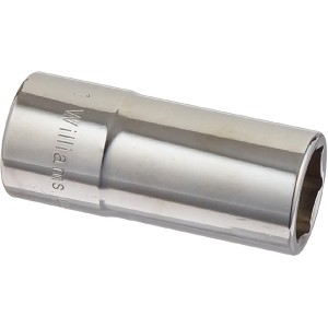 Williams 3/4" Drive Chrome Deep Socket, 6-Point SAE 1". MAIN 