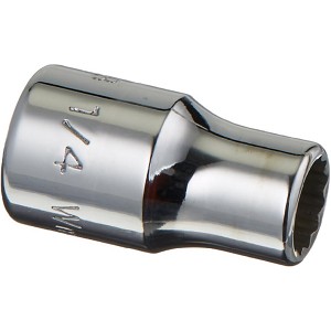 Williams 1/4" Drive Chrome Shallow Socket, 12-Point SAE 1/4". MAIN 