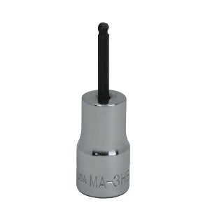 Williams 1/4" Drive Ball Tip Hex Bit Socket Size 3/32" MAIN 