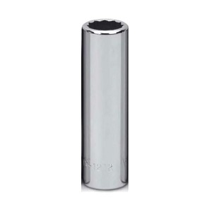 Williams 1/4" Drive Chrome Deep Socket, 12-Point SAE 3/8" MAIN 