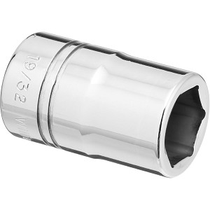 Williams 1/2" Drive Chrome Shallow Socket, 6-Point SAE 5/8" MAIN 
