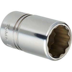 Williams 1/2" Drive Chrome Shallow Socket, 12-Point Metric 15 mm MAIN 