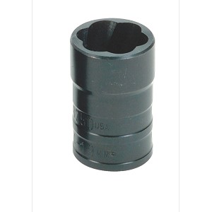 Williams 3/8" Drive Turbosocket Salvage/Damaged Fastener Socket SAE 7/16" MAIN 