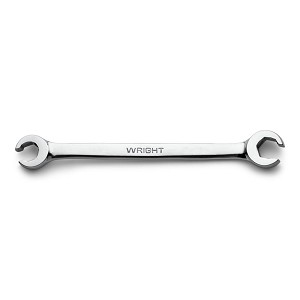 Wright Tool Flare Nut Wrench, Chrome 6-Point SAE 3/8" x 7/16" 