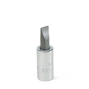 Wright Tool 1/4" Drive Slotted Screwdriver Socket With Hex Bit SAE 2/64" 