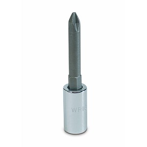 Wright Tool 1/4" Drive #2 Long Phillips Screwdriver Socket With Bit. MAIN 