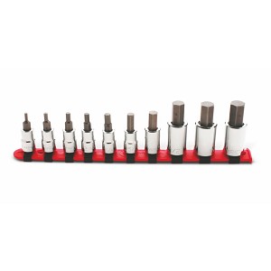 Wright Tool 3/8" and 1/2" Drive 10 Piece Hex Bit Socket Set. MAIN 