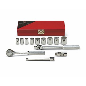 Wright Tool 3/8" Drive 13 Piece Standard Socket Set 12-Point. MAIN 