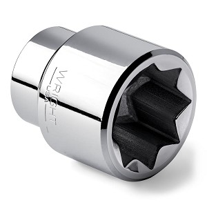 Wright Tool 3/" Drive Chrome Standard Socket Point SAE 7/" 