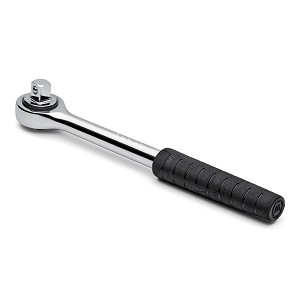 Wright Tool 3/8" Drive Round Head Ratchet Chrome, Nitrile Comfort Grip 41 Teeth 7" Length. MAIN 