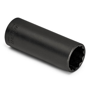 Wright Tool 1/2" Drive Black Finish Deep Socket Point SAE 3/8" 