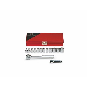 Wright Tool 3/8" Drive 14 Piece Standard Metric Socket Set 6-Point. MAIN 