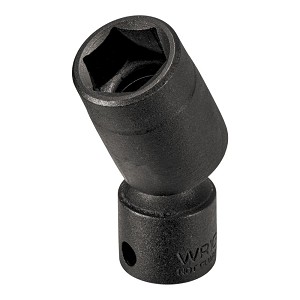 Wright Tool 3/8" Drive Black Finish Flex Standard Socket, 6 Point SAE 3/8" 
