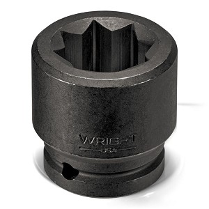 Wright Tool 3/4" Drive Double Square Standard Impact Socket -Point SAE 1-3/16". MAIN 