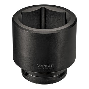 Wright Tool 1-1/2" Drive Standard Impact Socket, 6-Point Metric 140 mm 
