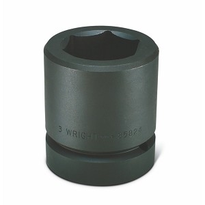 Wright Tool 2-1/2" Drive Standard Impact Socket, 6-Point SAE 2" 