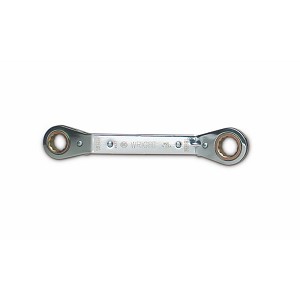 Wright Tool Offset Box End Wrench, Reversible Ratcheting Chrome 12-Point Metric 16 mm. MAIN 