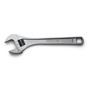 Wright Tool Adjustable Wrench, Chrome Finish 8" 