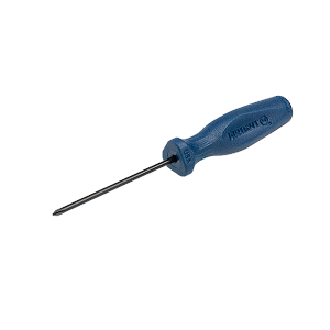 Wright Tool 9103 Phillips Screwdriver, Large Ergonomic 3-Flute Handle, #0 Tip, 6" Length MAIN 