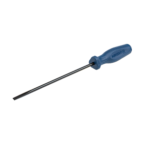 Wright Tool 9124 Slotted Screwdriver, Large 3-Flute Handle, Round Shank, Tip Size 1/4", Length 10-1/4" MAIN 